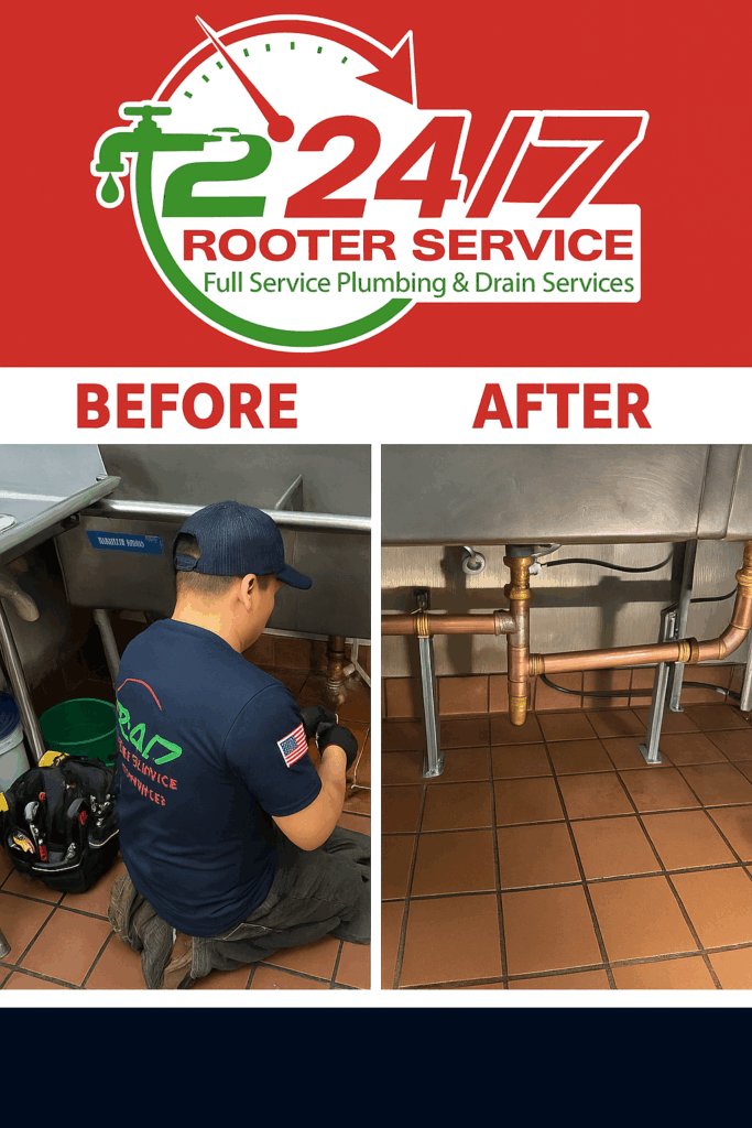 Drain Pipe Replacement - 707 N Stanley Ave Los Angeles, CA 90046