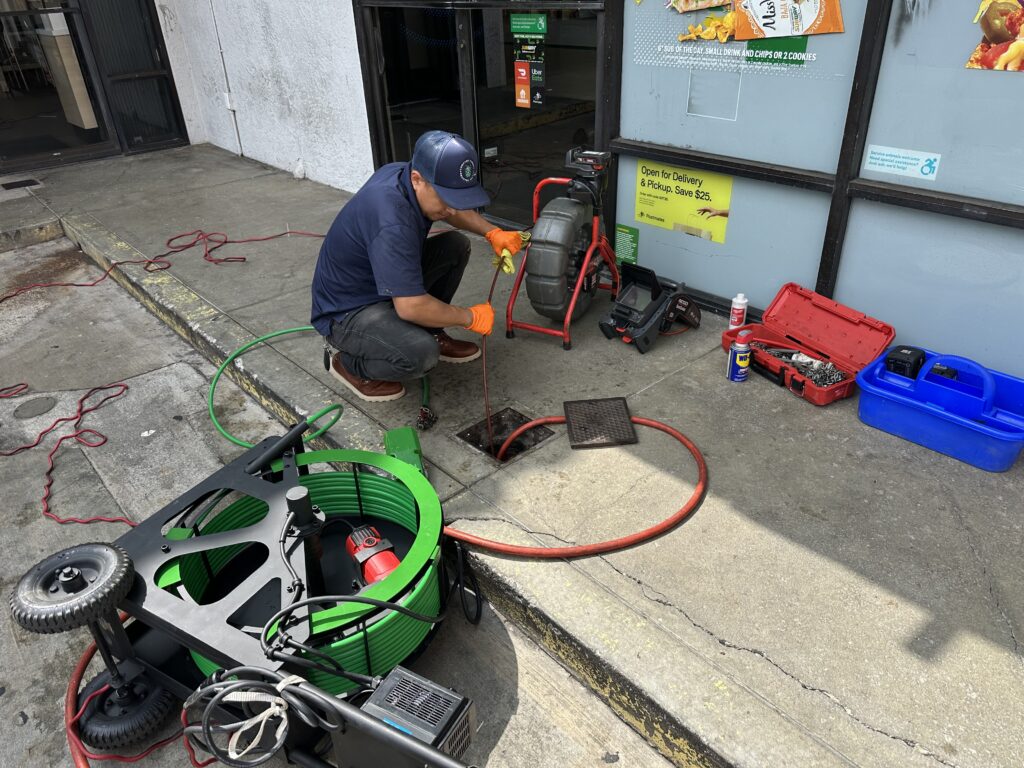 High-Pressure Water Jetting - Marengo St Los Angeles, CA 90063