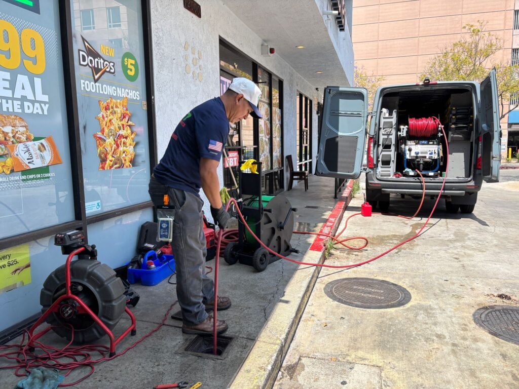 High-Pressure Water Jetting - Marengo St Los Angeles, CA 90063