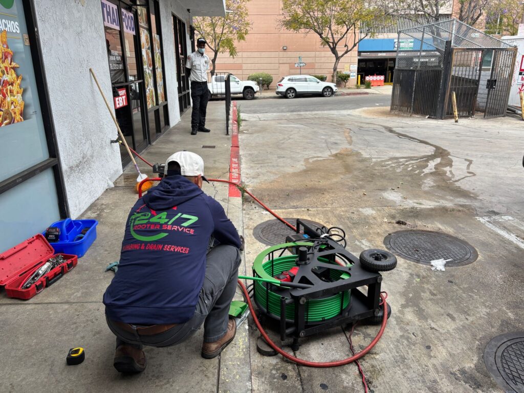High-Pressure Water Jetting - Marengo St Los Angeles, CA 90063
